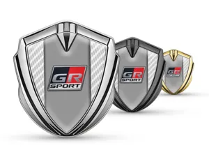 Toyota Luxury Car Badge Tuning Style Shiny Edition